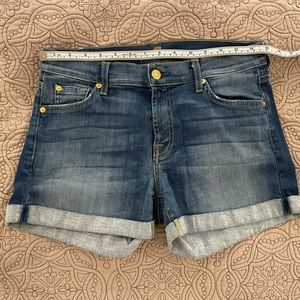7 for all Mankind denim shorts